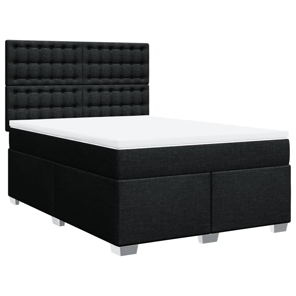 8721102778773_a_en_hd_1 vidaXL Box Spring Bed with Mattress Black Queen Fabric - Image 2