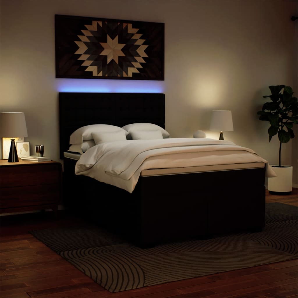 8721102779367_g_en_hd_3 vidaXL Box Spring Bed with Mattress Black Double Faux Leather - Image 5