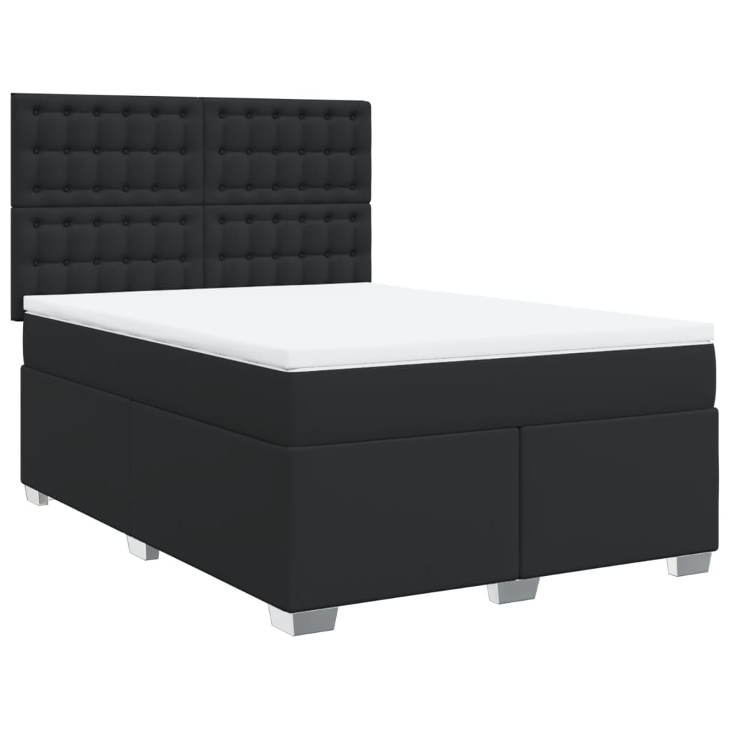 8721102779374_g_en_hd_1 vidaXL Box Spring Bed with Mattress Black Queen Faux Leather - Image 3