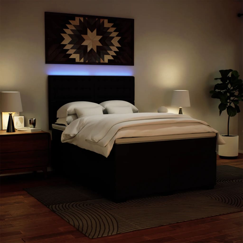 8721102779374_g_en_hd_3 vidaXL Box Spring Bed with Mattress Black Queen Faux Leather - Image 5