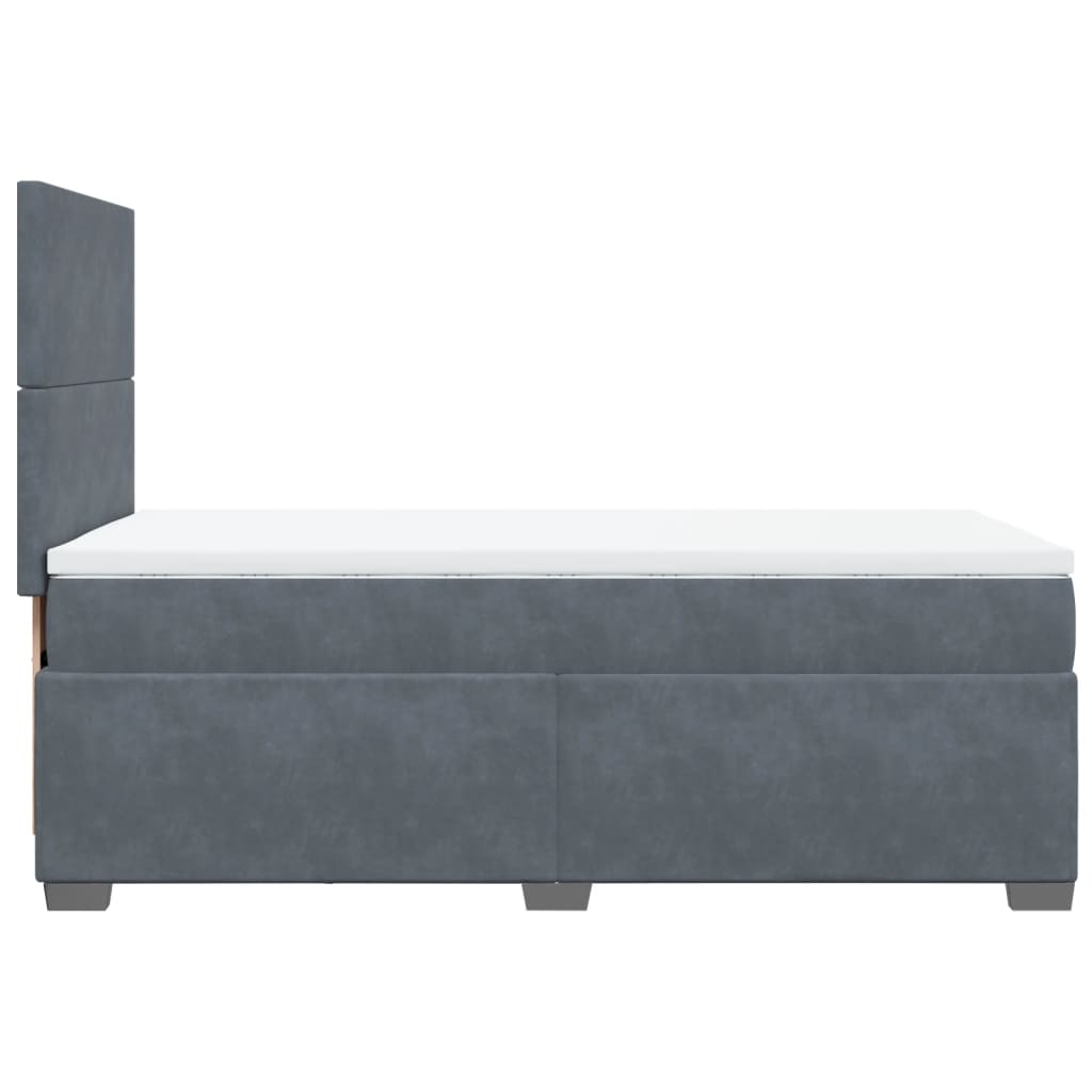 8721102782589_g_en_hd_5 vidaXL Box Spring Bed with Mattress Dark Grey King Single Velvet - Image 7