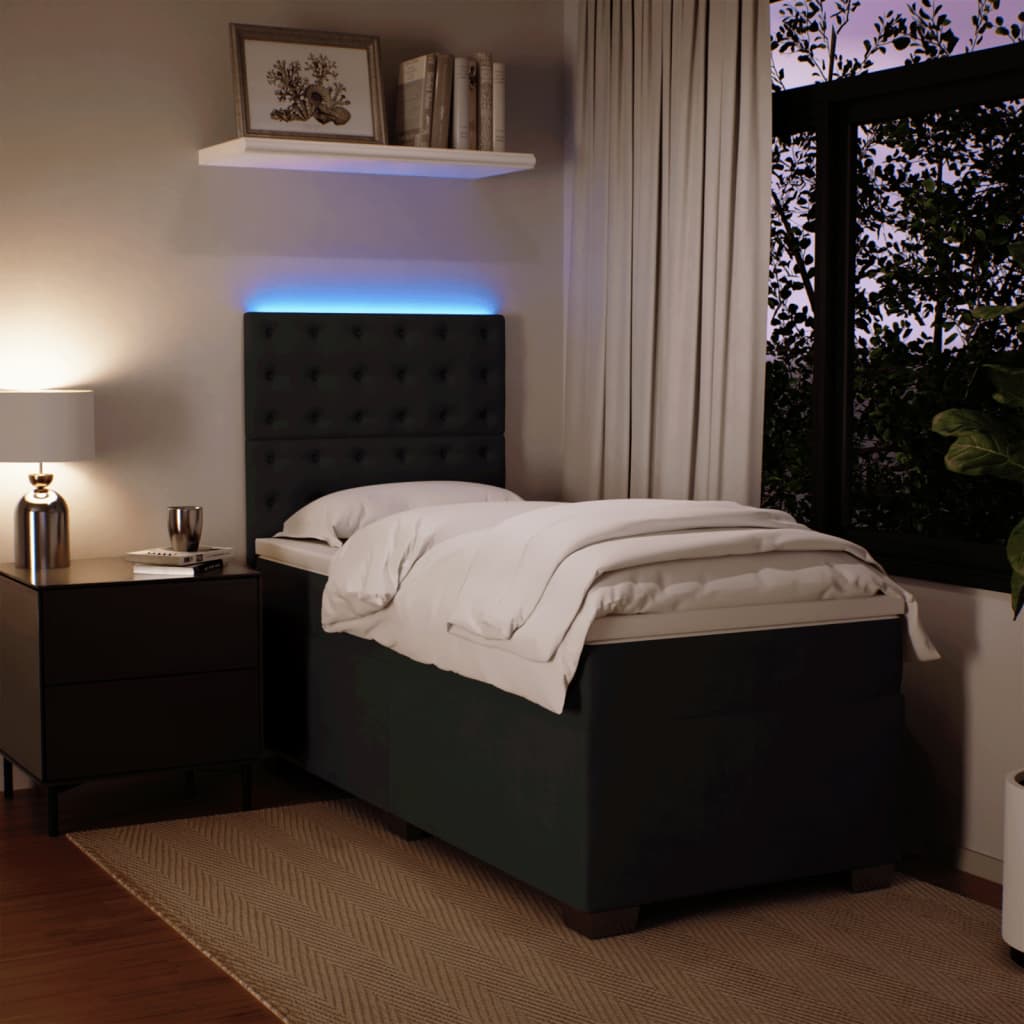 8721102782657_g_en_hd_2 vidaXL Box Spring Bed with Mattress Black King Single Velvet - Image 4