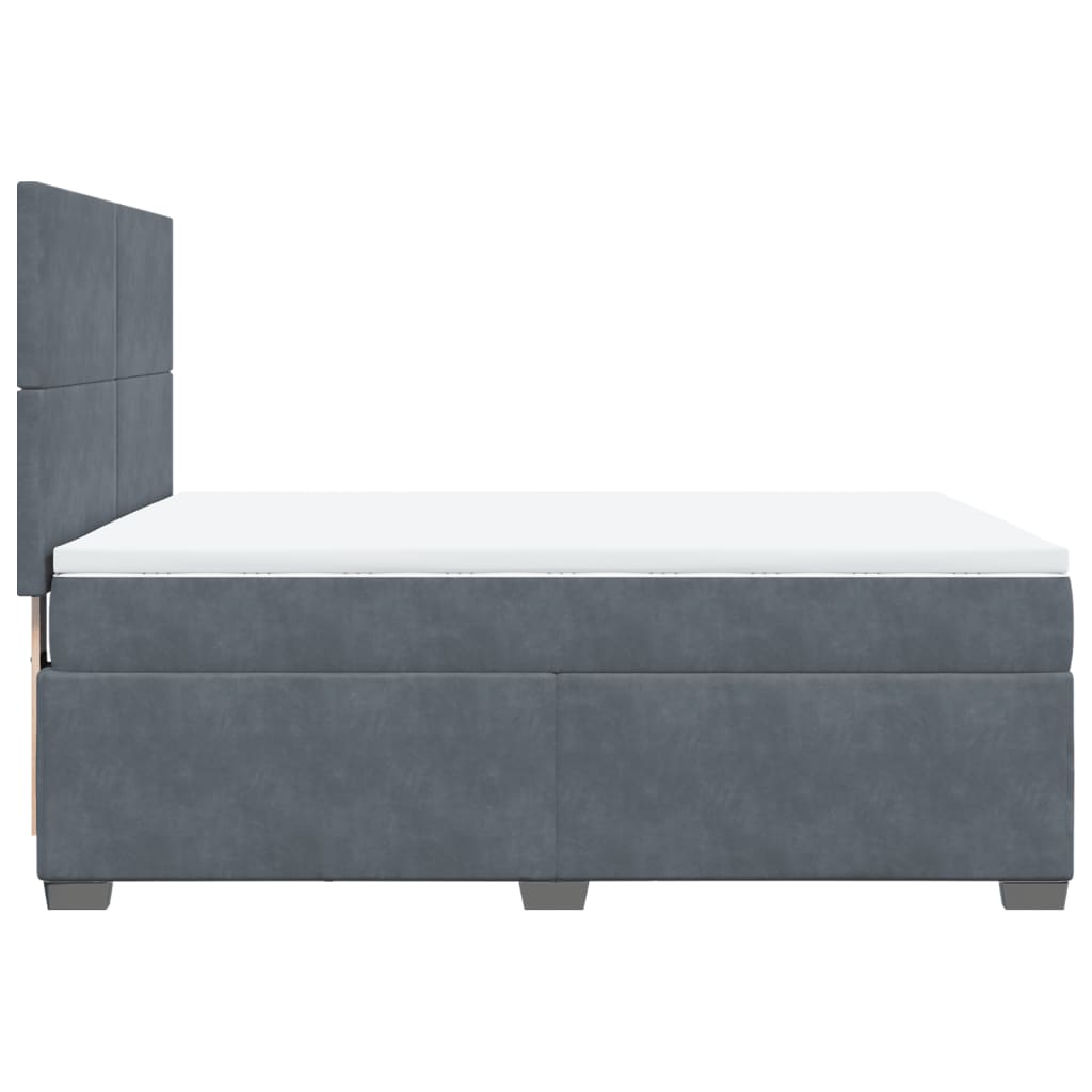 8721102782664_g_en_hd_5 vidaXL Box Spring Bed with Mattress Dark Grey Double Velvet - Image 7