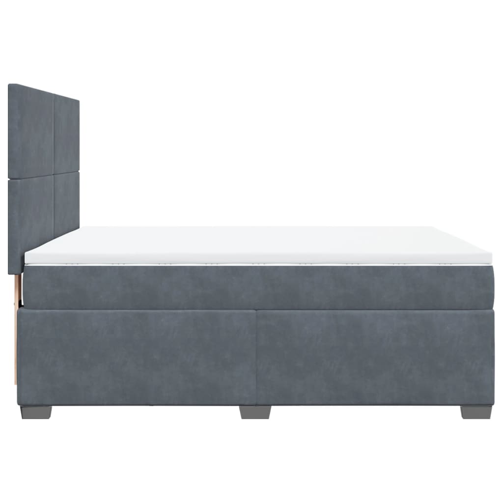 8721102782749_g_en_hd_5 vidaXL Box Spring Bed with Mattress Dark Grey Queen Velvet - Image 7