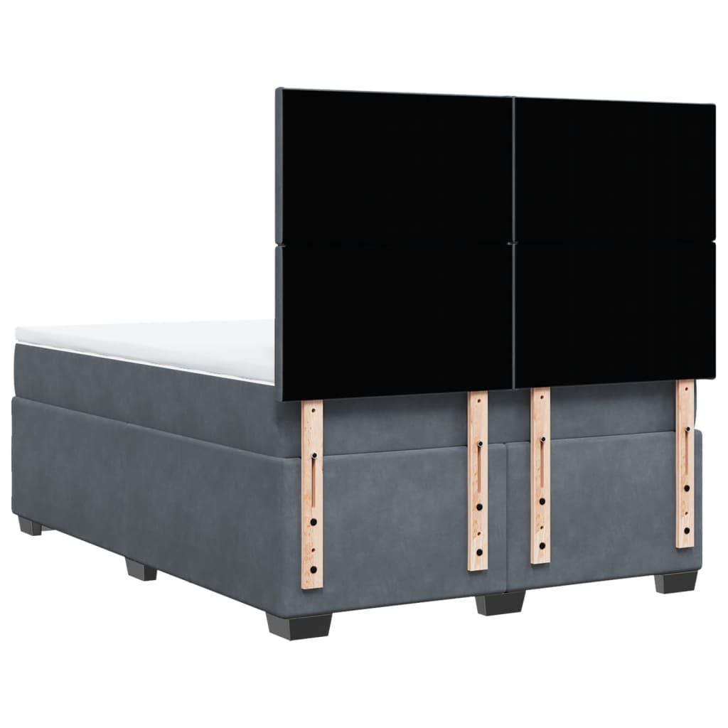 8721102782749_g_en_hd_6 vidaXL Box Spring Bed with Mattress Dark Grey Queen Velvet - Image 8