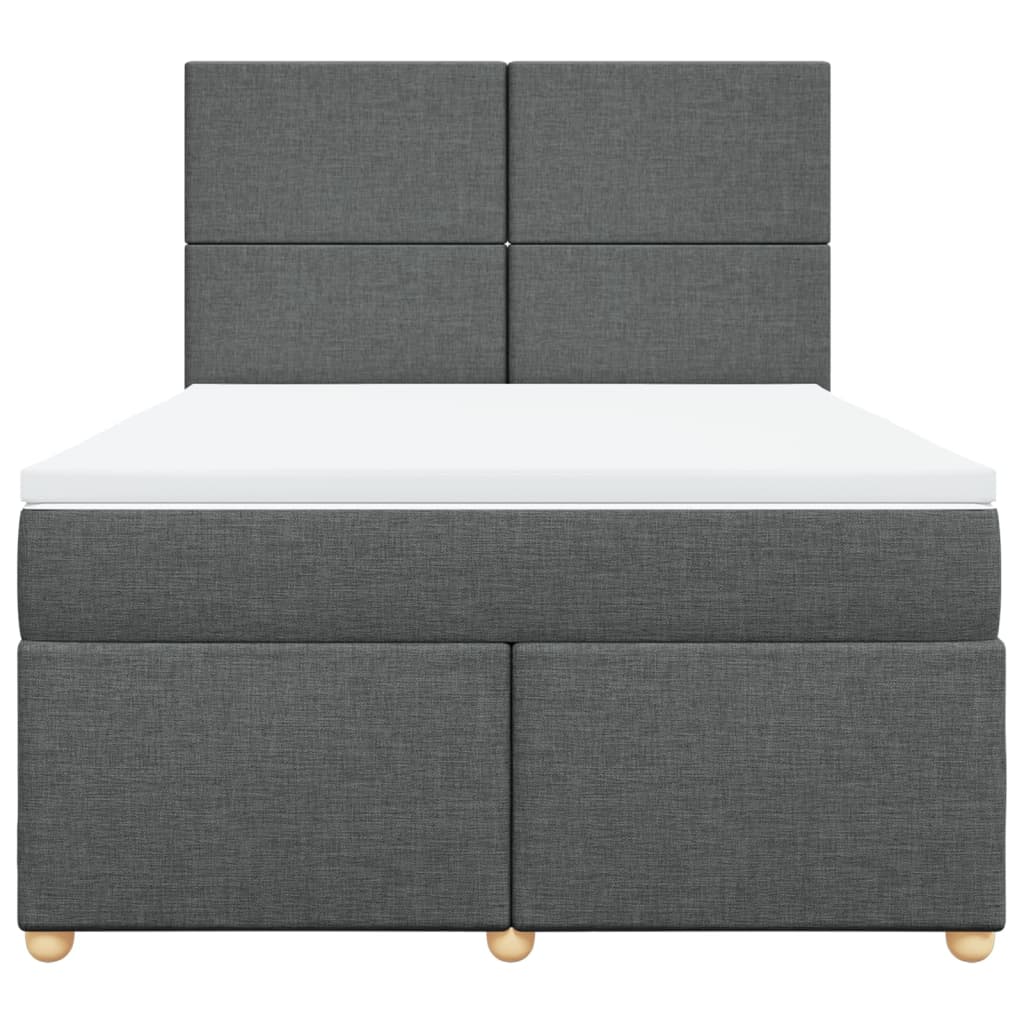8721102786549_g_en_hd_4 vidaXL Box Spring Bed with Mattress Dark Grey Double Fabric - Image 6