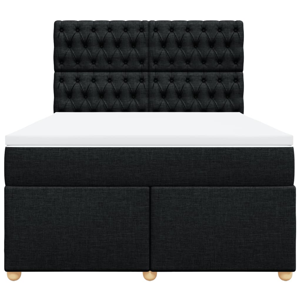 8721102786594_g_en_hd_4 vidaXL Box Spring Bed with Mattress Black Double Fabric - Image 6