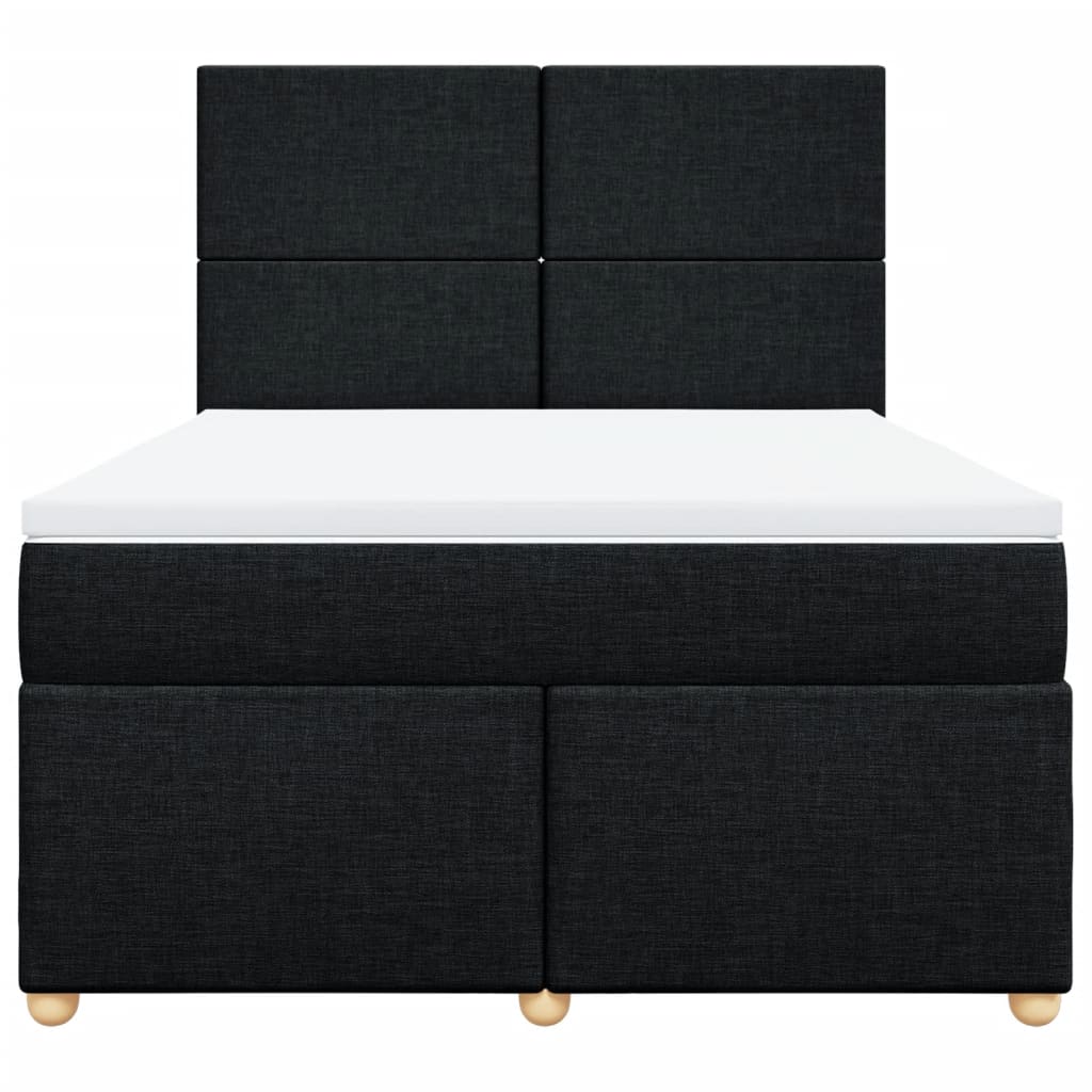 8721102786631_g_en_hd_4 vidaXL Box Spring Bed with Mattress Black Queen Fabric - Image 6