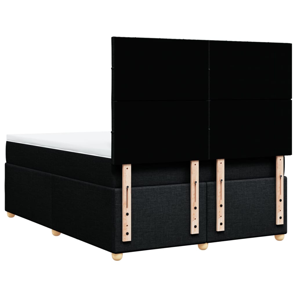 8721102786655_g_en_hd_6 vidaXL Box Spring Bed with Mattress Black Queen Fabric - Image 8