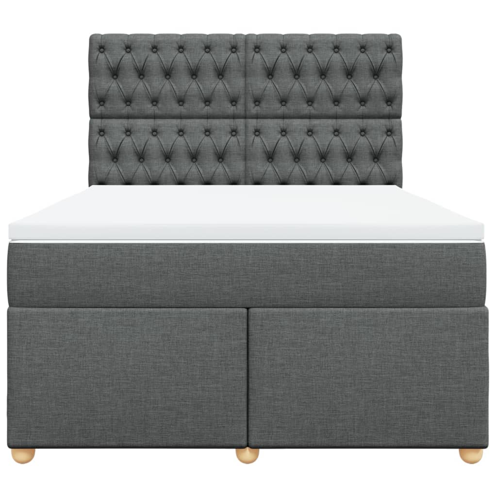 8721102786662_g_en_hd_4 vidaXL Box Spring Bed with Mattress Dark Grey Queen Fabric - Image 6