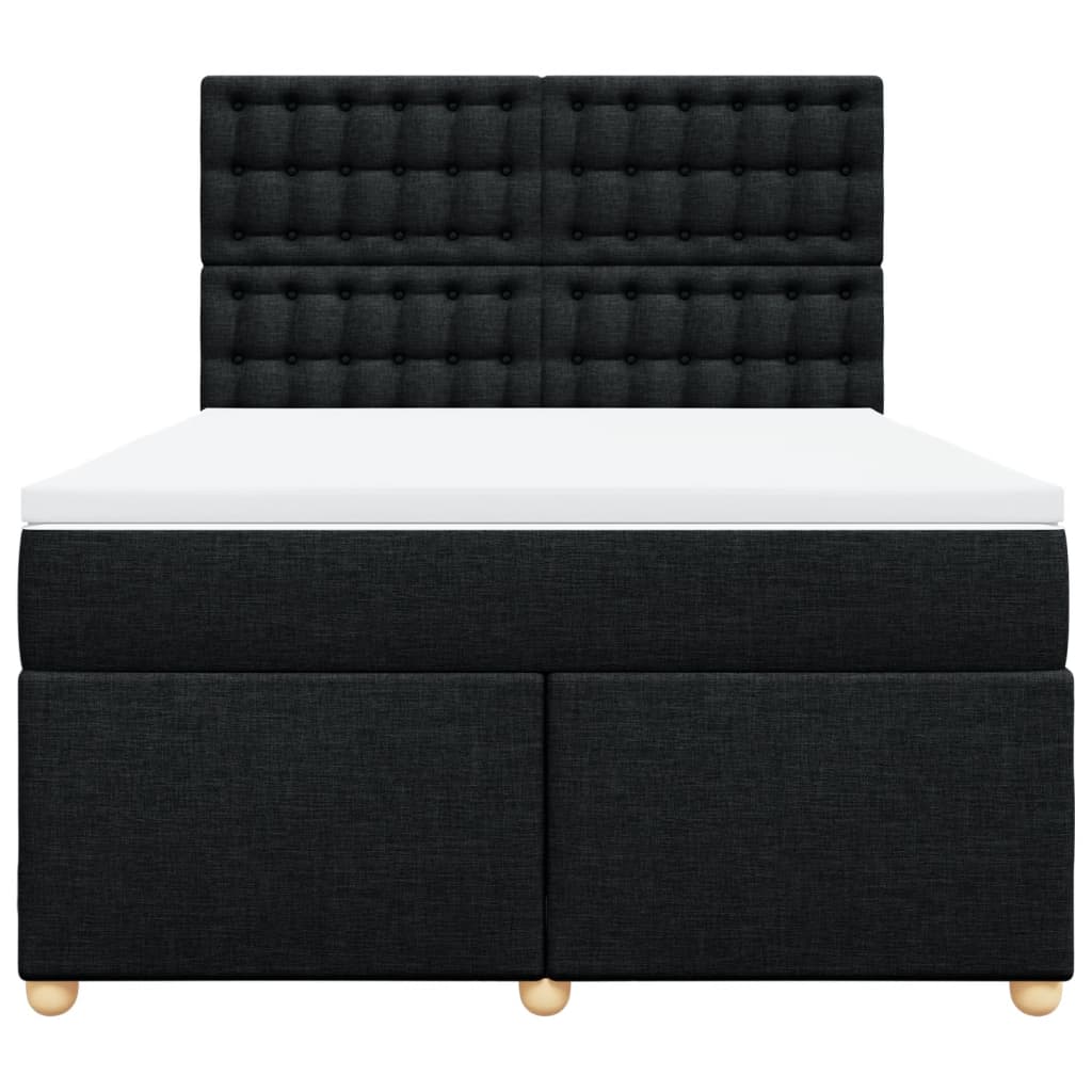8721102786693_g_en_hd_4 vidaXL Box Spring Bed with Mattress Black Queen Fabric - Image 6