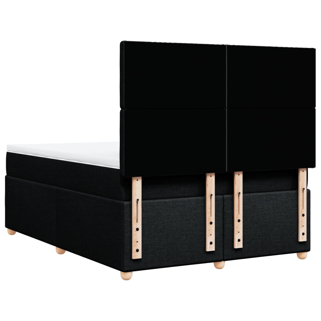 8721102786693_g_en_hd_6 vidaXL Box Spring Bed with Mattress Black Queen Fabric - Image 8