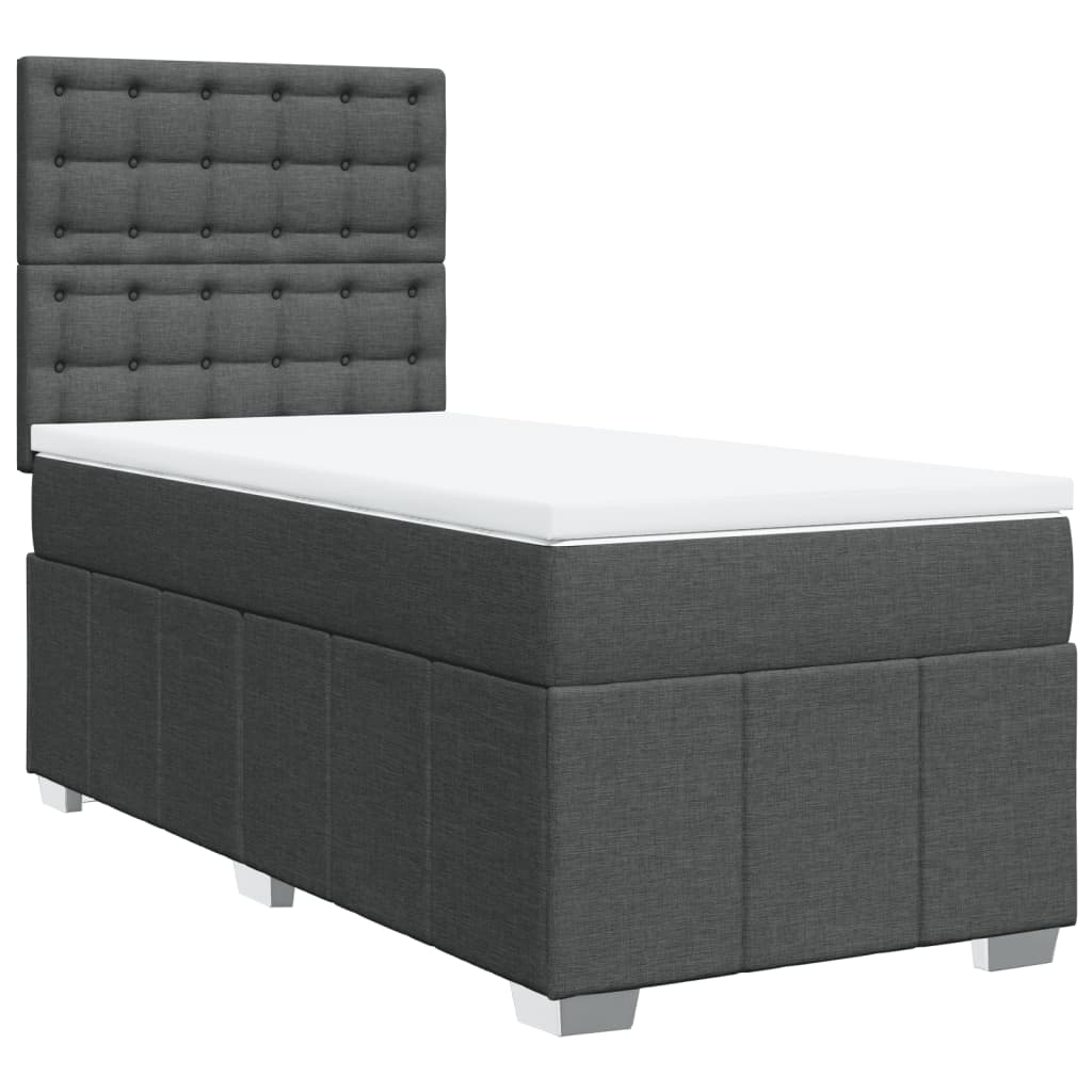 8721102790409_g_en_hd_1 vidaXL Box Spring Bed with Mattress Dark Grey King Single Fabric - Image 3