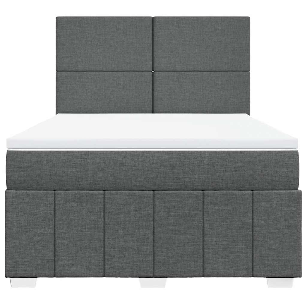 8721102790423_g_en_hd_4 vidaXL Box Spring Bed with Mattress Dark Grey Double Fabric - Image 6