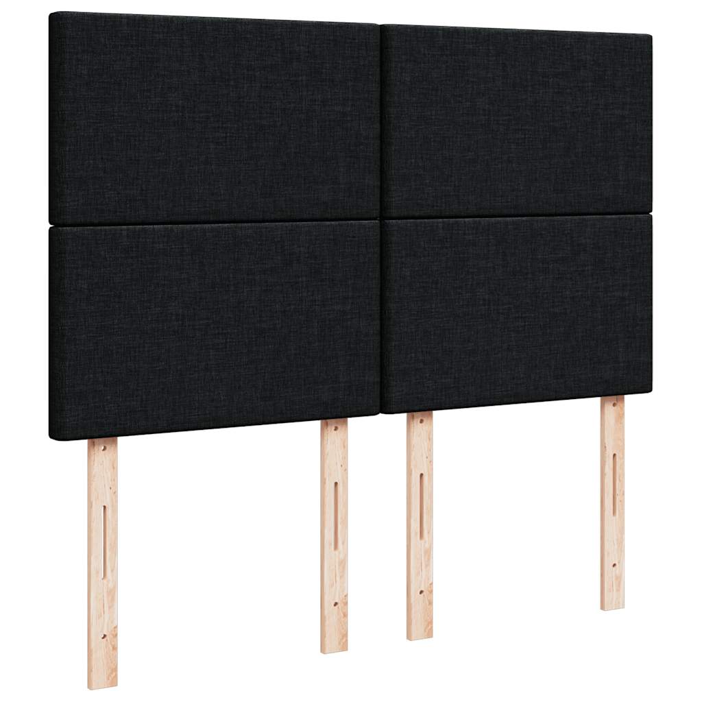 8721102790430_g_en_hd_7 vidaXL Box Spring Bed with Mattress Black Double Fabric - Image 9