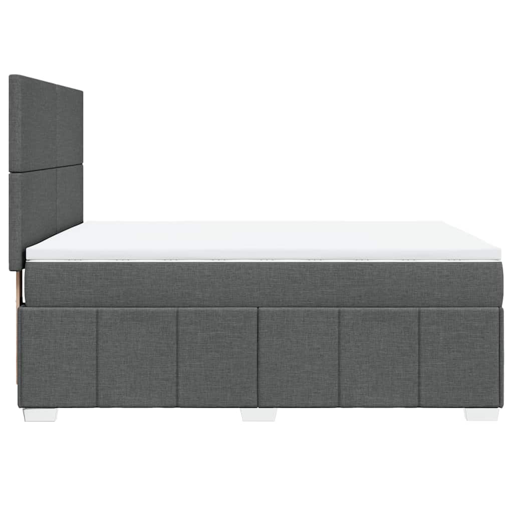 8721102790508_g_en_hd_5 vidaXL Box Spring Bed with Mattress Dark Grey Queen Fabric - Image 7