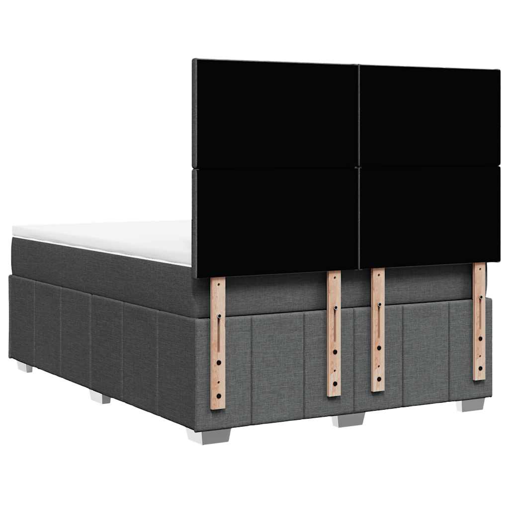 8721102790508_g_en_hd_6 vidaXL Box Spring Bed with Mattress Dark Grey Queen Fabric - Image 8