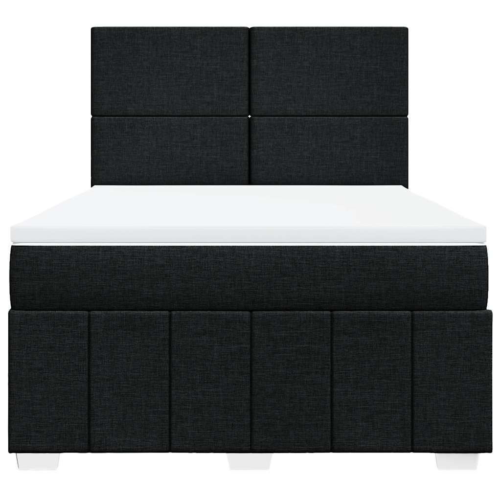 8721102790515_g_en_hd_4 vidaXL Box Spring Bed with Mattress Black Queen Fabric - Image 6