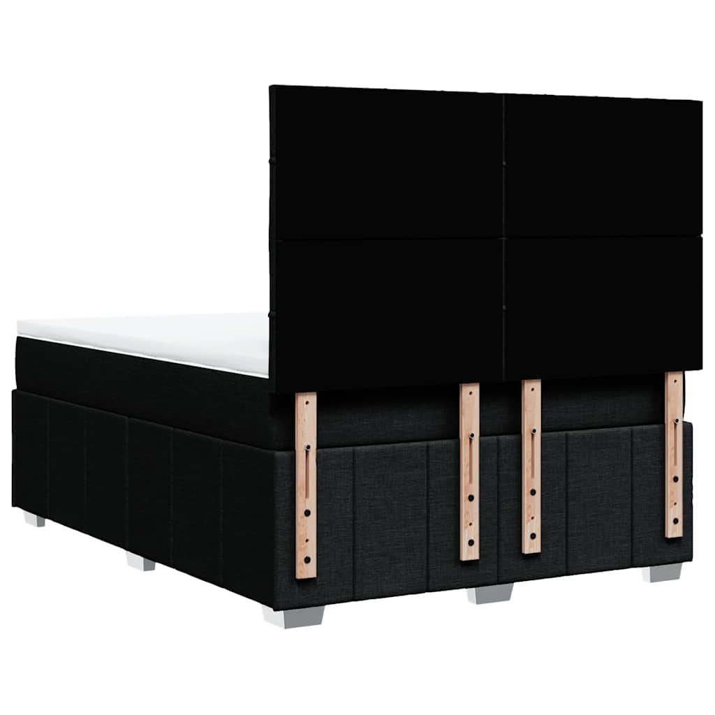 8721102790539_g_en_hd_6 vidaXL Box Spring Bed with Mattress Black Queen Fabric - Image 8
