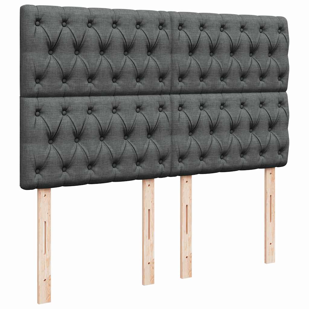 8721102790546_g_en_hd_7 vidaXL Box Spring Bed with Mattress Dark Grey Queen Fabric - Image 9