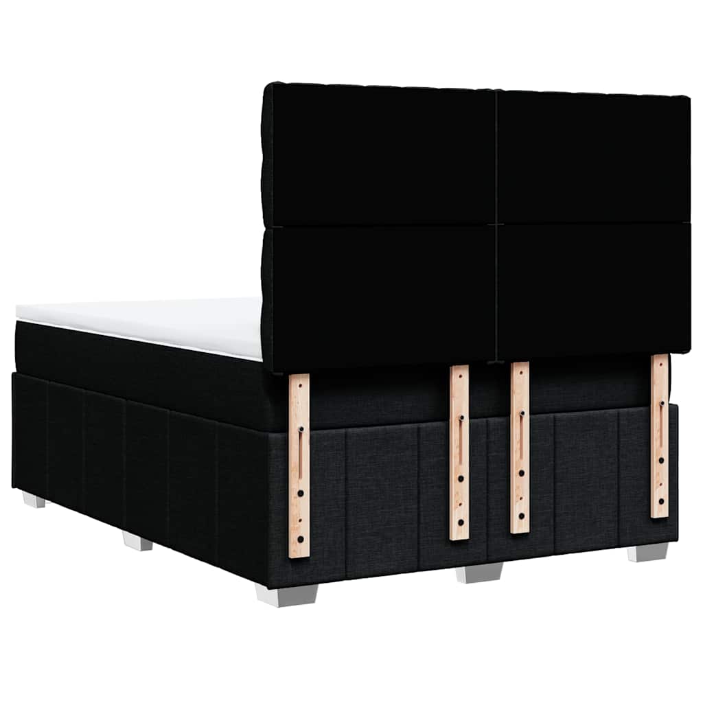8721102790553_g_en_hd_6 vidaXL Box Spring Bed with Mattress Black Queen Fabric - Image 8
