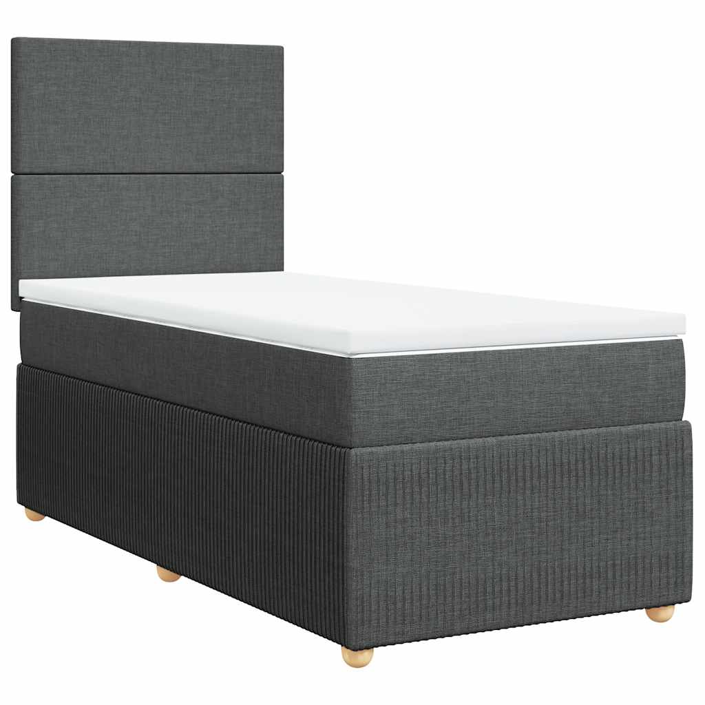 8721102797347_g_en_hd_1 vidaXL Box Spring Bed with Mattress Dark Grey King Single Fabric - Image 3