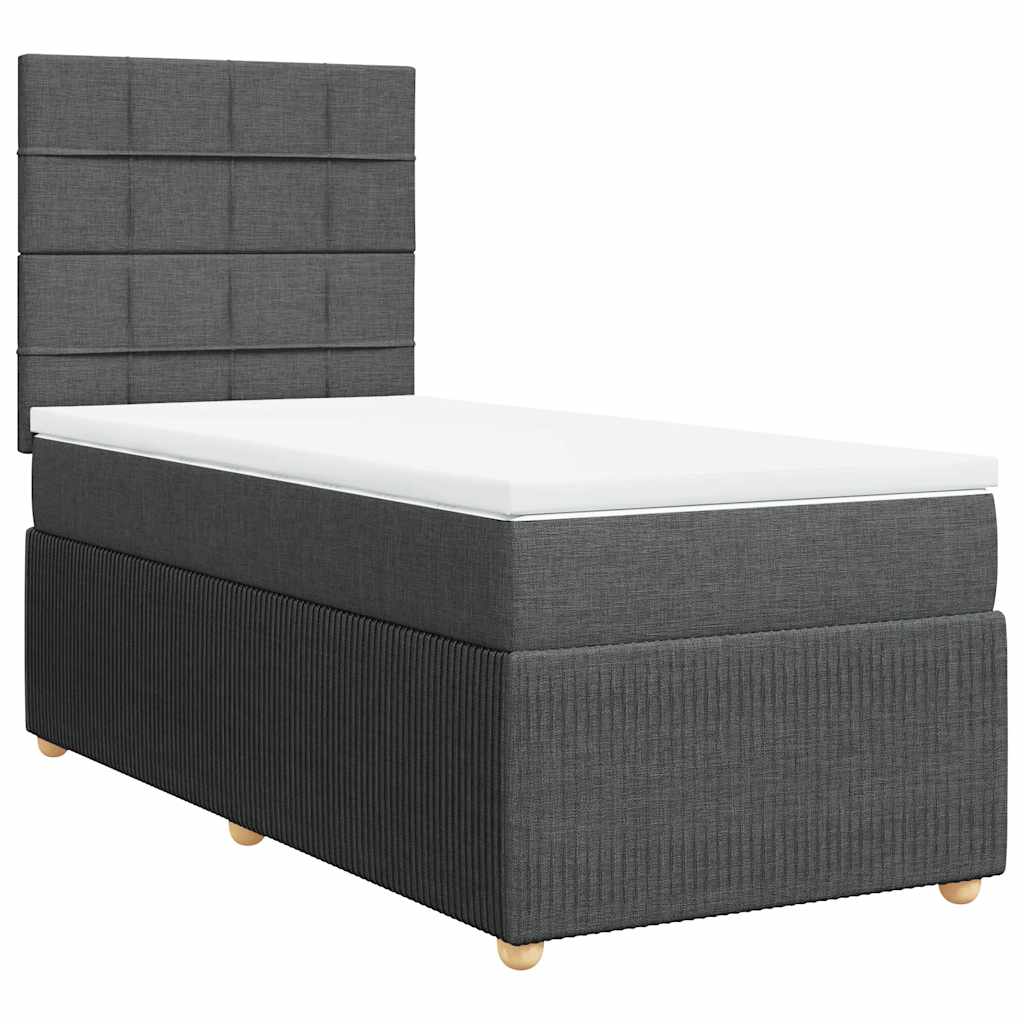 8721102797361_g_en_hd_1 vidaXL Box Spring Bed with Mattress Dark Grey King Single Fabric - Image 3