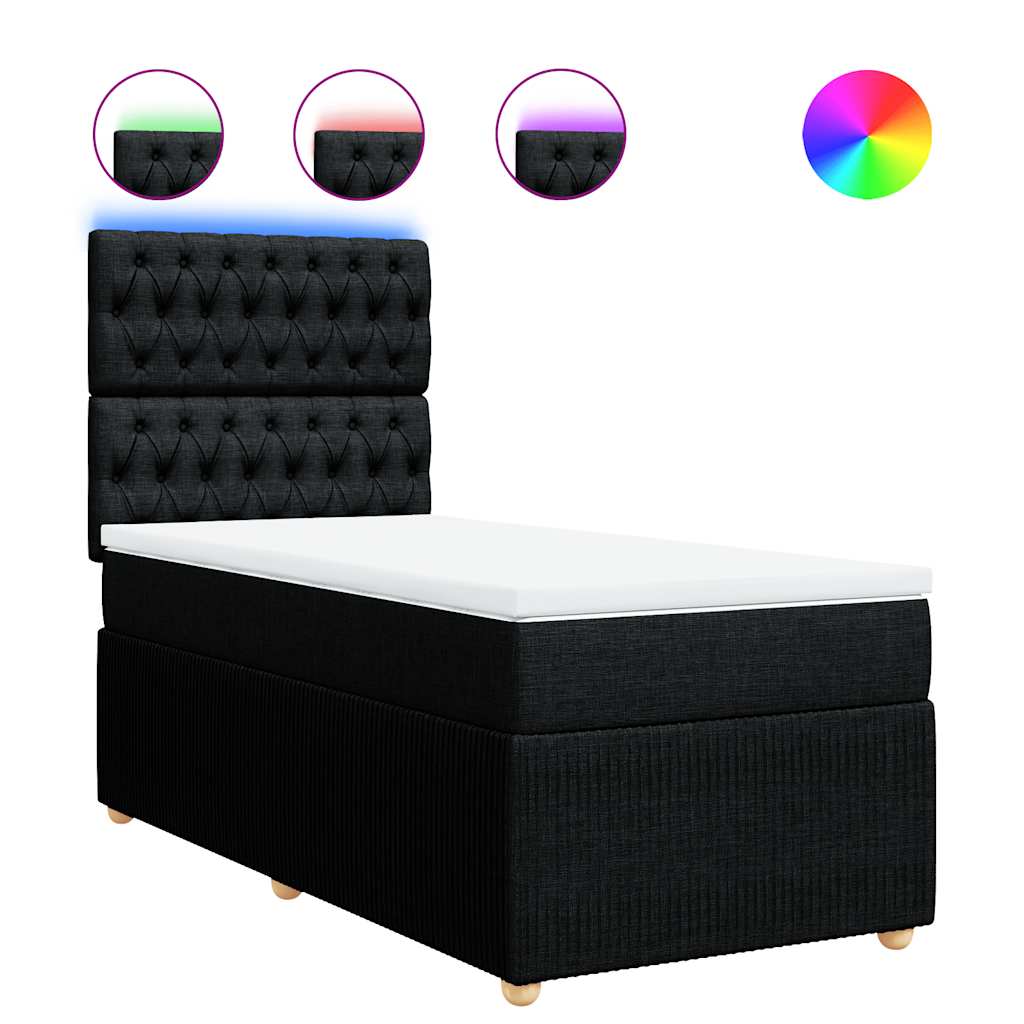 8721102797392_a_en_hd_1 vidaXL Box Spring Bed with Mattress Black King Single Fabric - Image 2