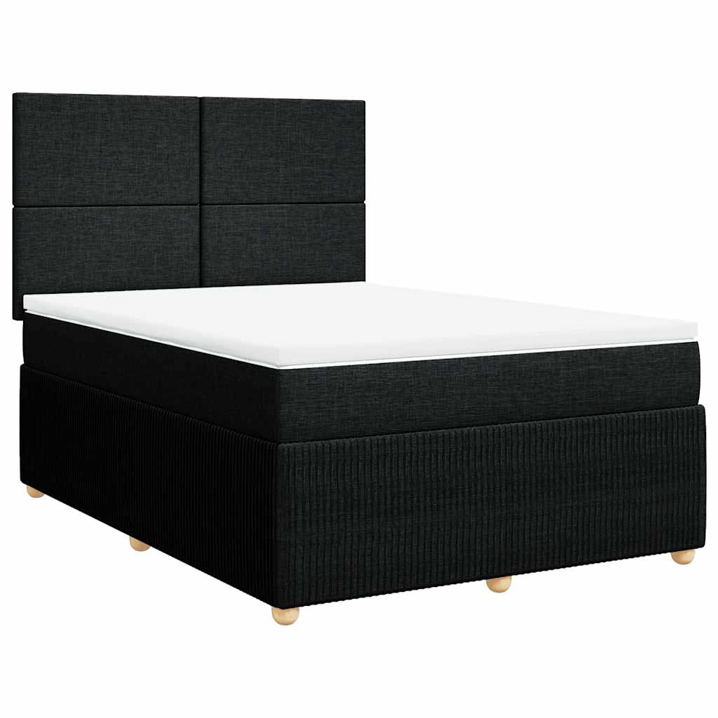 8721102797514_g_en_hd_1 vidaXL Box Spring Bed with Mattress Black Queen Fabric - Image 3