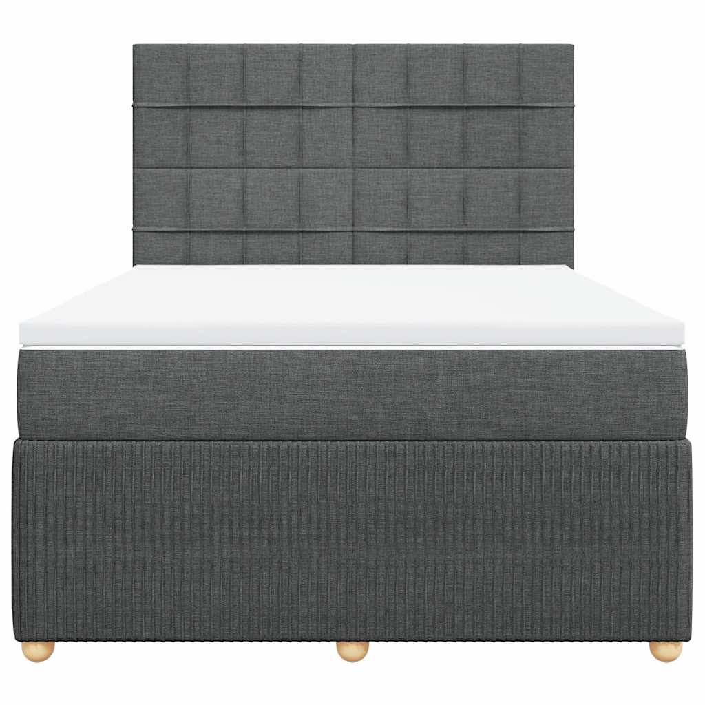 8721102797521_g_en_hd_4 vidaXL Box Spring Bed with Mattress Dark Grey Queen Fabric - Image 6
