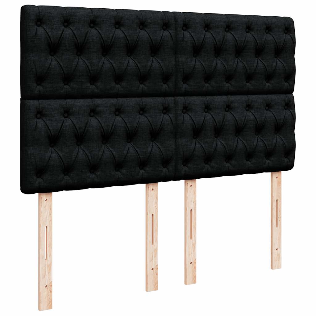 8721102797552_g_en_hd_7 vidaXL Box Spring Bed with Mattress Black Queen Fabric - Image 9