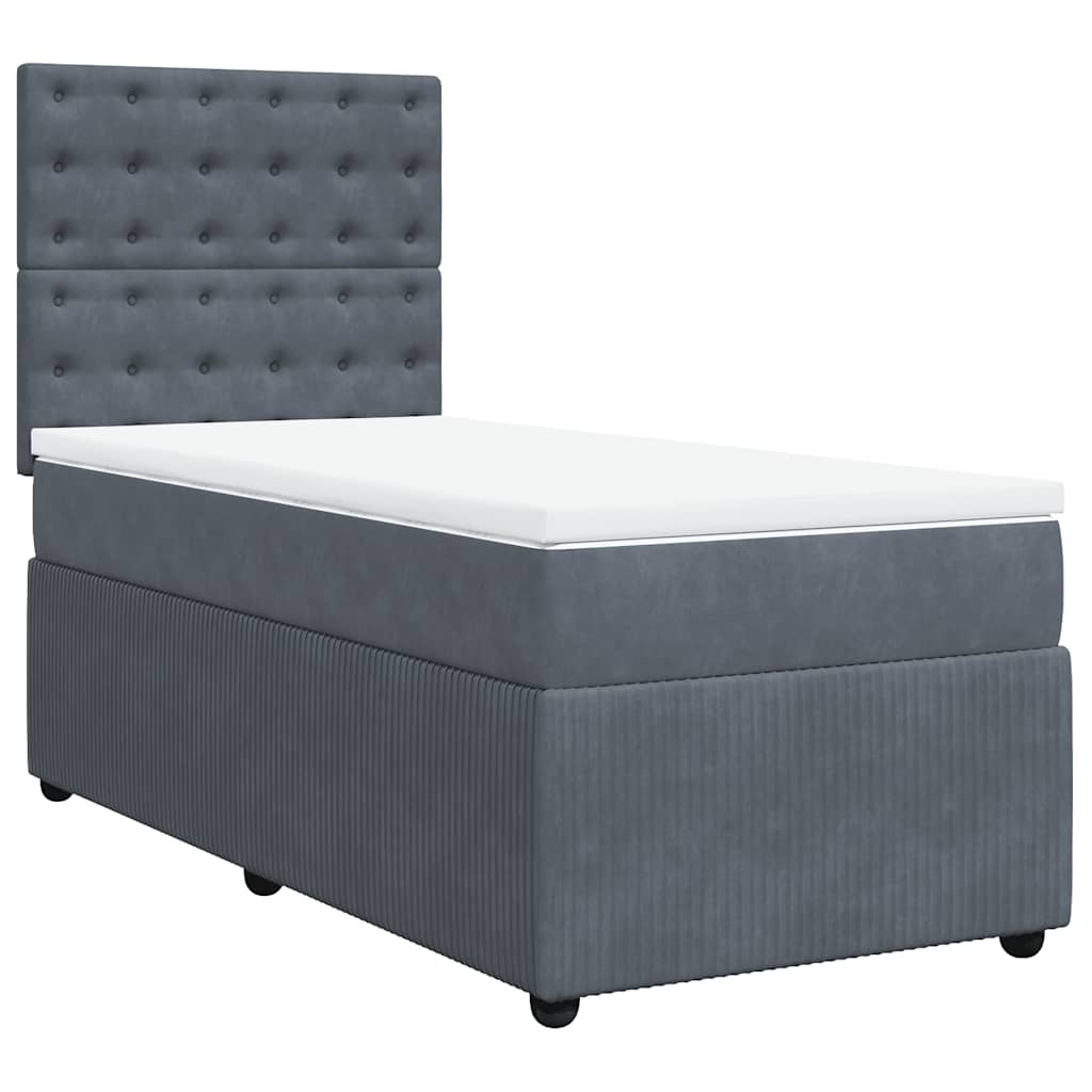 8721102797729_g_en_hd_1 vidaXL Box Spring Bed with Mattress Dark Grey King Single Velvet - Image 3