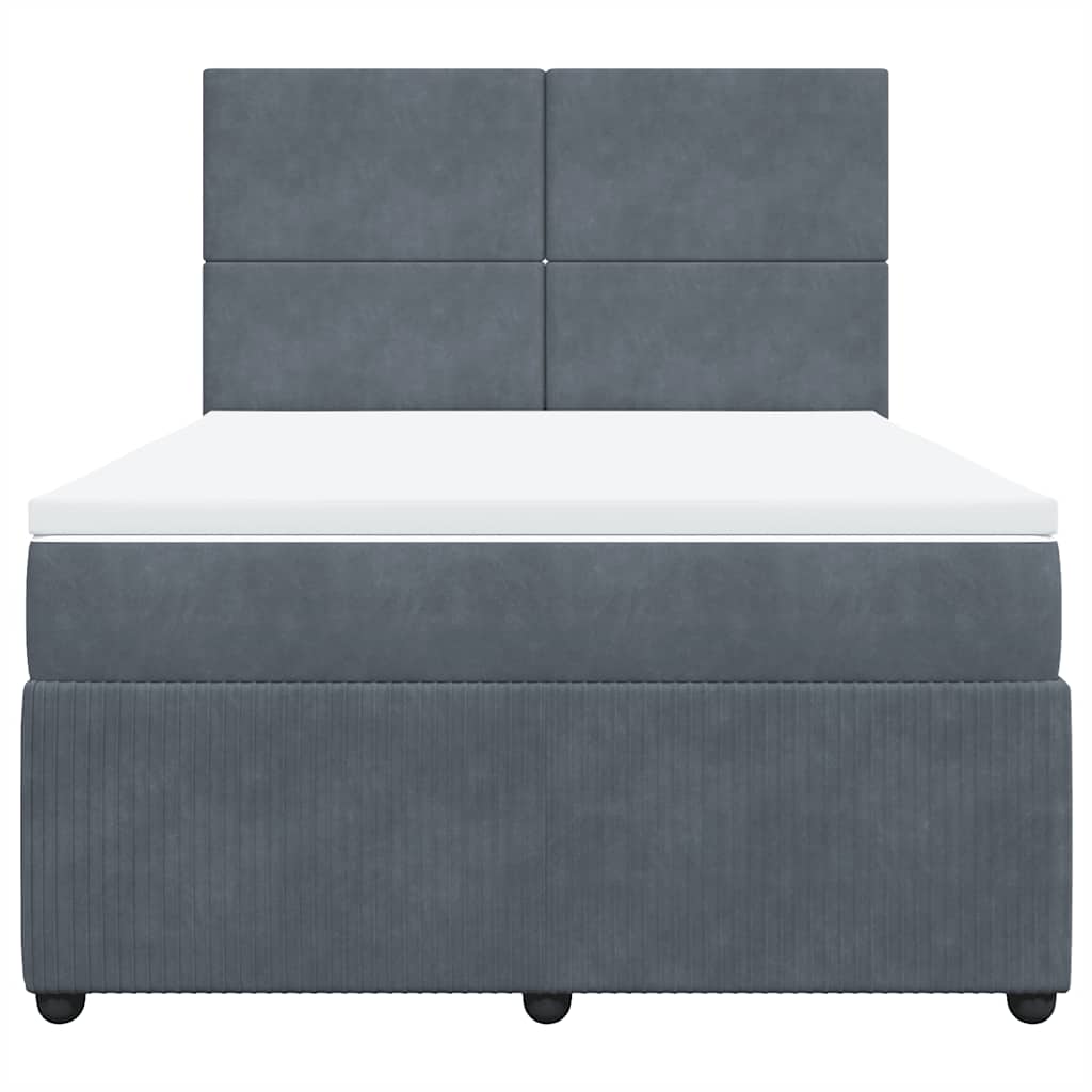 8721102797828_g_en_hd_4 vidaXL Box Spring Bed with Mattress Dark Grey Queen Velvet - Image 6