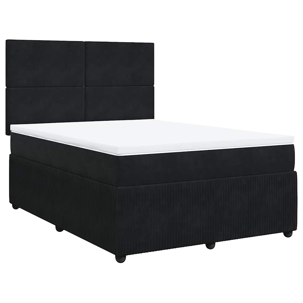 8721102797835_g_en_hd_1 vidaXL Box Spring Bed with Mattress Black Queen Velvet - Image 3