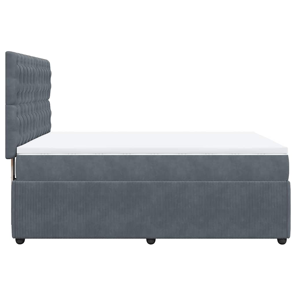 8721102797866_g_en_hd_5 vidaXL Box Spring Bed with Mattress Dark Grey Queen Velvet - Image 7