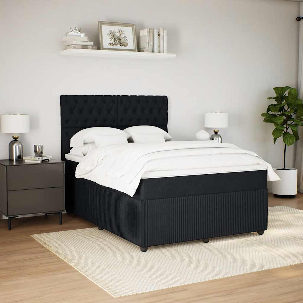 8721102797873_g_en_hd_2 vidaXL Box Spring Bed with Mattress Black Queen Velvet - Image 4