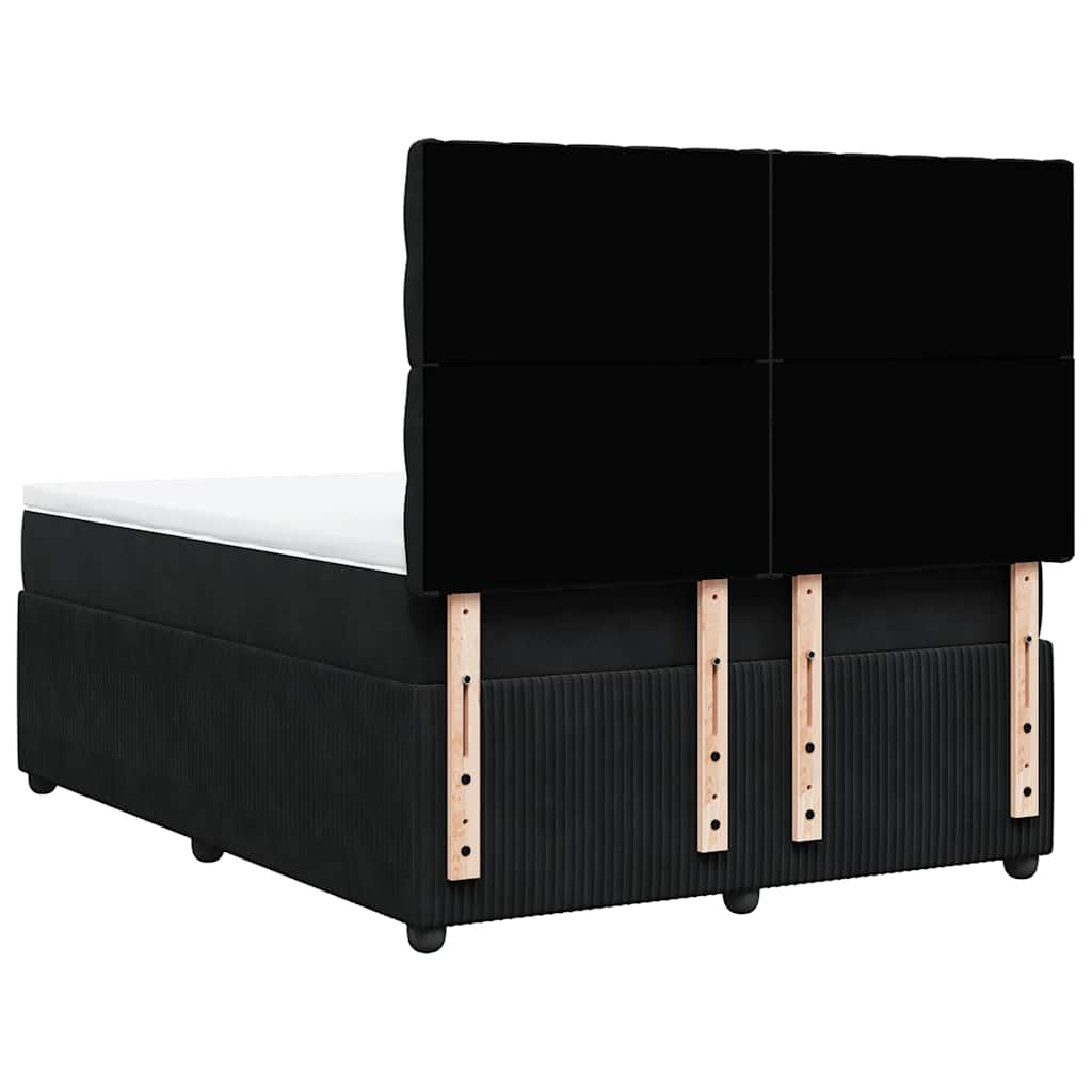 8721102797873_g_en_hd_6 vidaXL Box Spring Bed with Mattress Black Queen Velvet - Image 8