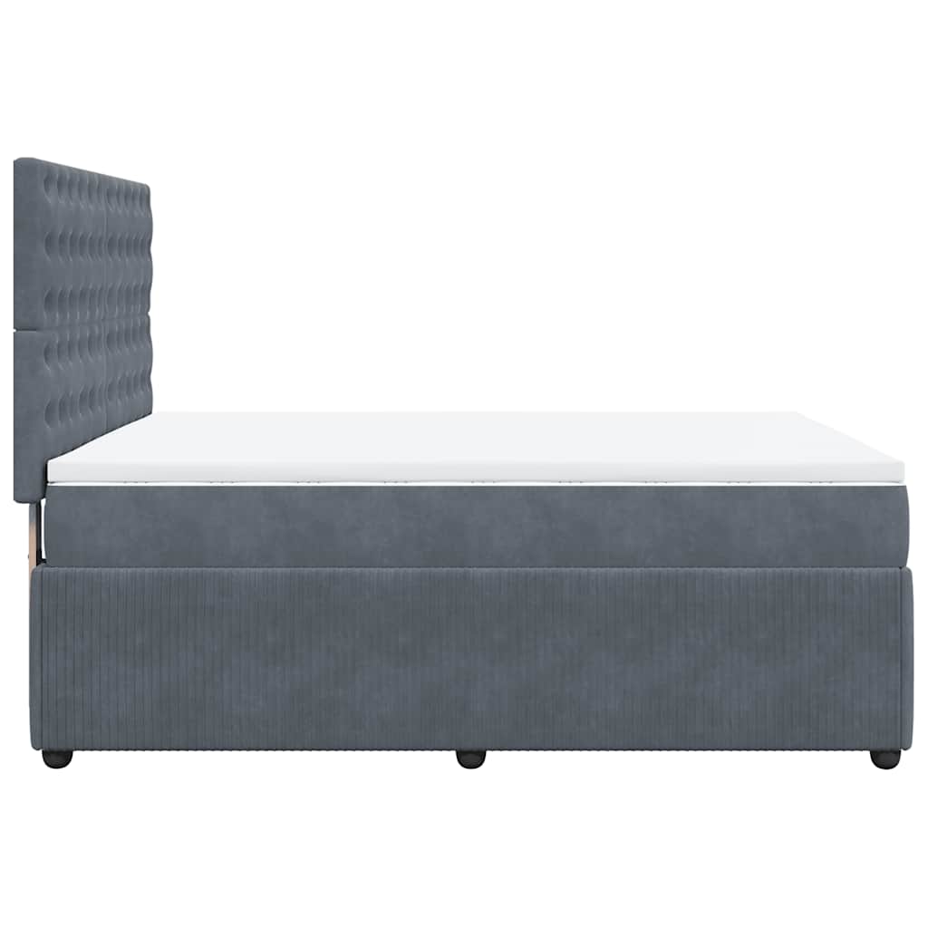8721102797880_g_en_hd_5 vidaXL Box Spring Bed with Mattress Dark Grey Queen Velvet - Image 7