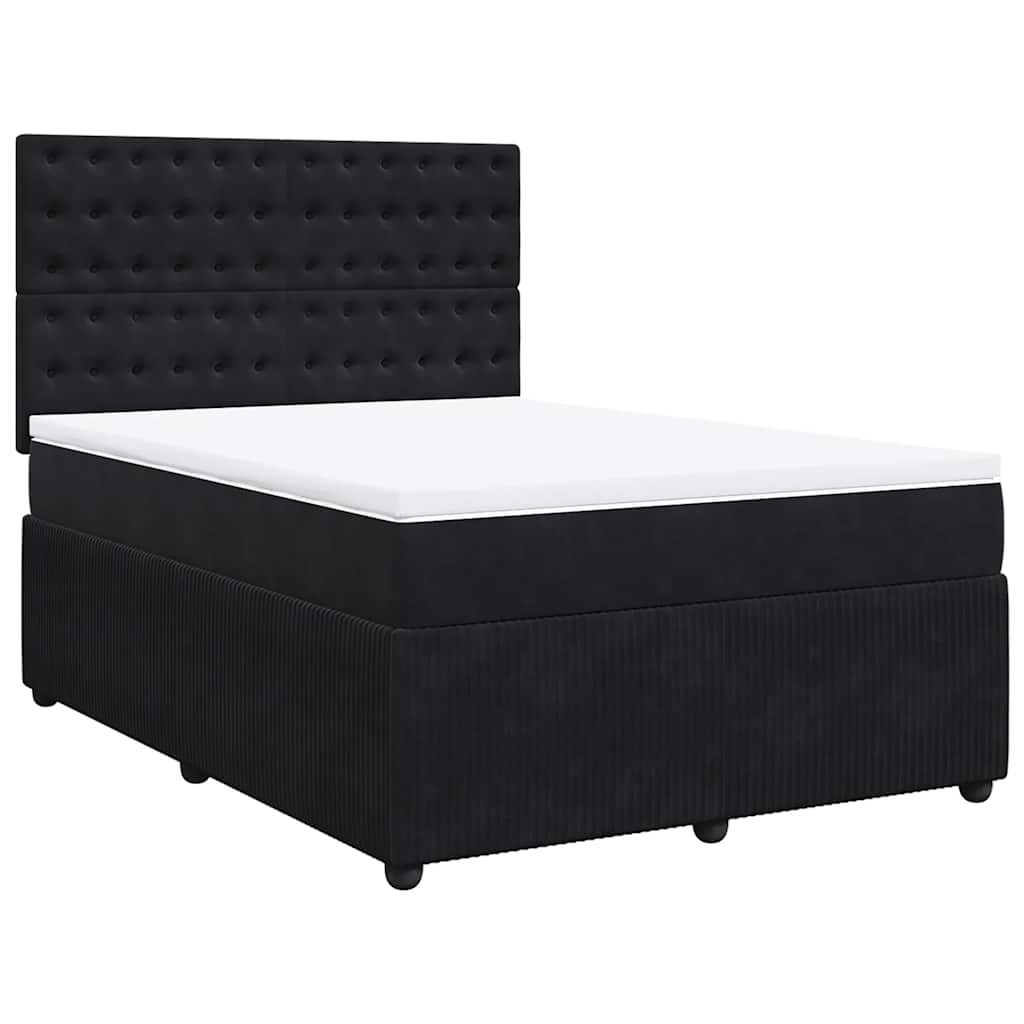 8721102797897_g_en_hd_1 vidaXL Box Spring Bed with Mattress Black Queen Velvet - Image 3