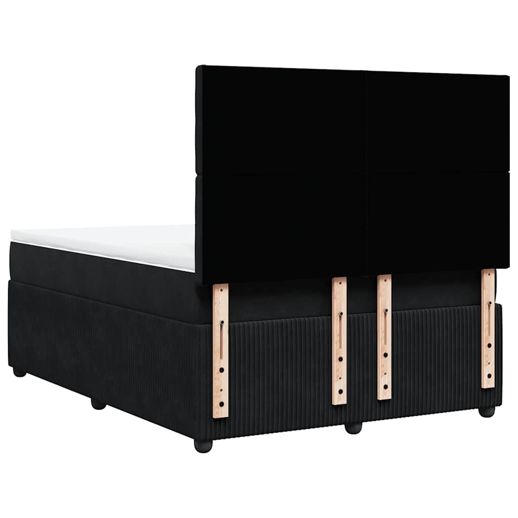 8721102797897_g_en_hd_6 vidaXL Box Spring Bed with Mattress Black Queen Velvet - Image 8