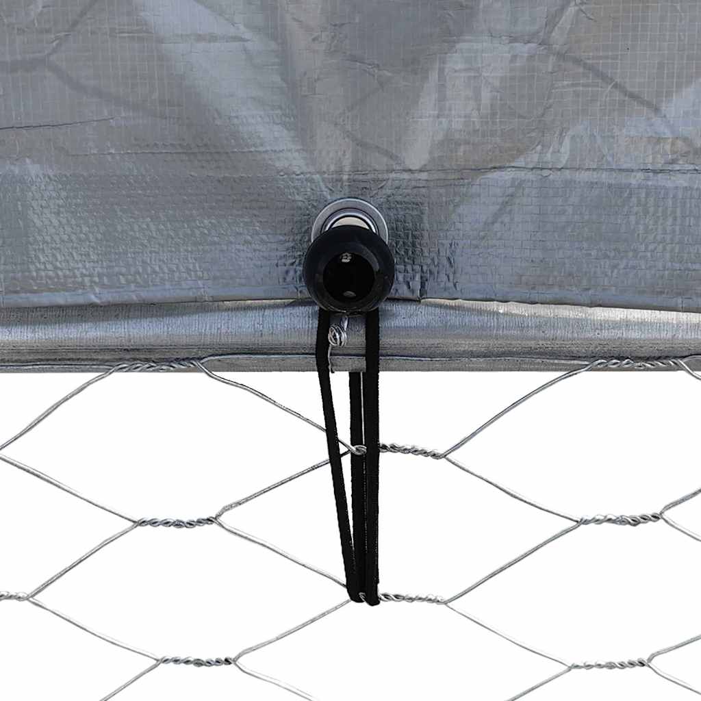 8721102797910_g_en_hd_5 vidaXL Dog Cage with Roof and Door Silver Galvanised Steel - Image 7
