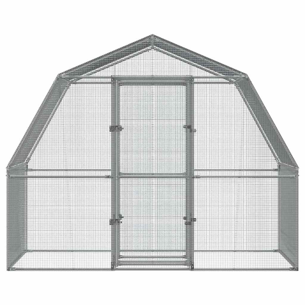 8721102797941_g_en_hd_2 vidaXL Bird Cage with Door Silver Galvanised Steel - Image 4
