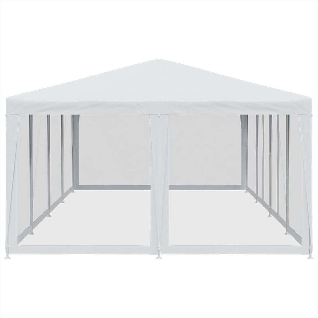 8721102806971_g_en_hd_2 vidaXL Party Tent with 12 Mesh Sidewalls White 8x4 m HDPE - Image 4