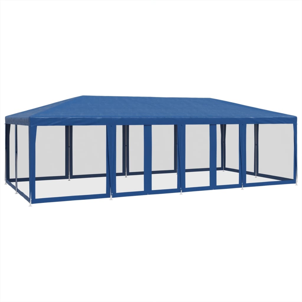 8721102806988_a_en_hd_1 vidaXL Party Tent with 12 Mesh Sidewalls Blue 8x4 m HDPE - Image 2