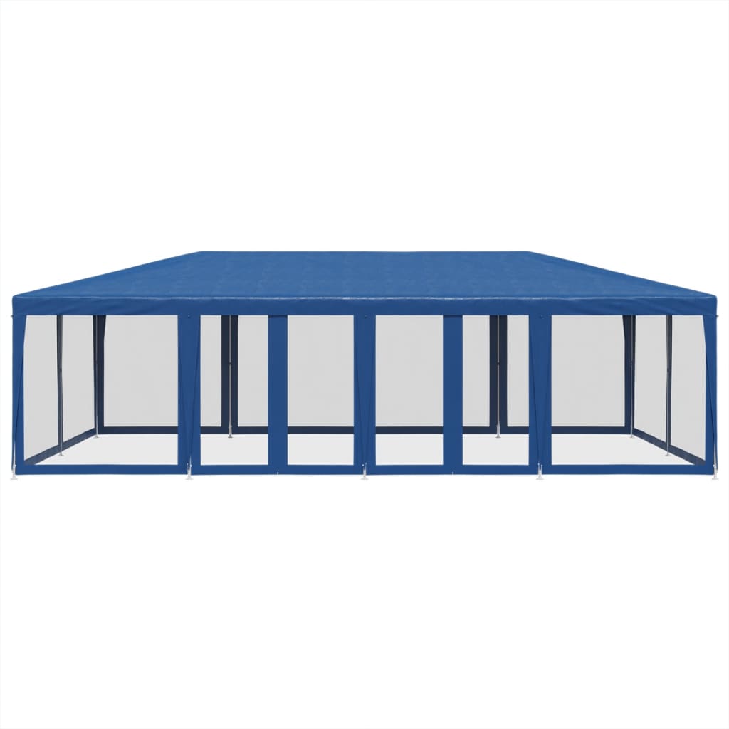 8721102806988_g_en_hd_1 vidaXL Party Tent with 12 Mesh Sidewalls Blue 8x4 m HDPE - Image 3