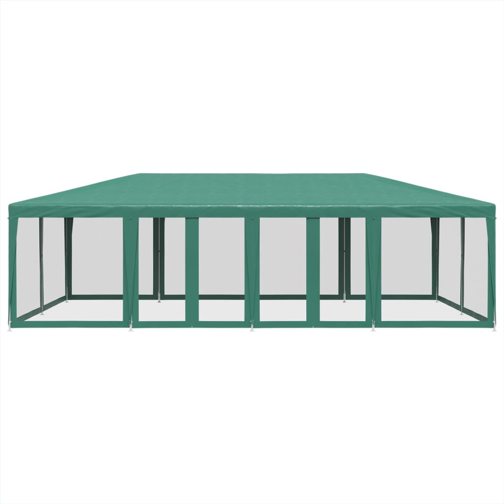 8721102806995_g_en_hd_1 vidaXL Party Tent with 12 Mesh Sidewalls Green 8x4 m HDPE - Image 3