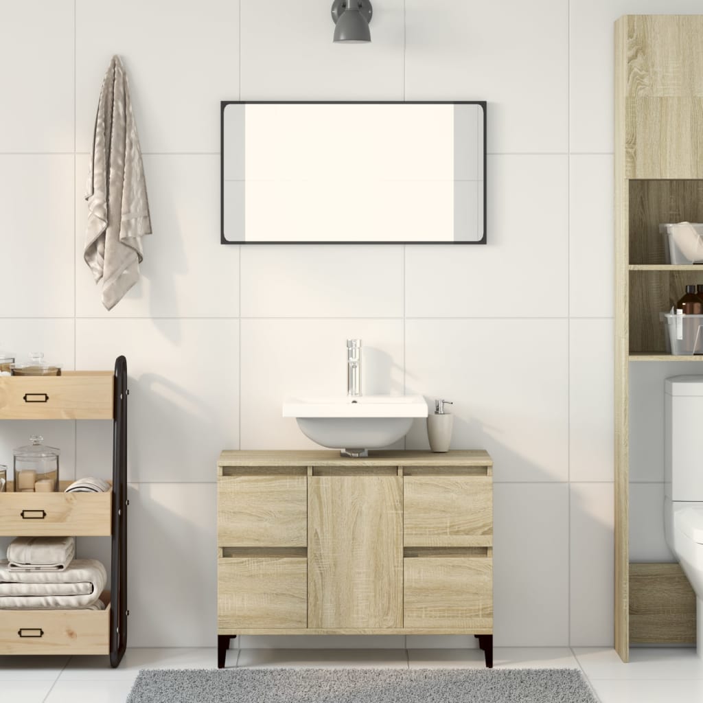 8721102808715_g_en_hd_1 vidaXL Sink Cabinet Sonoma Oak 80x33x60 cm Engineered Wood - Image 3
