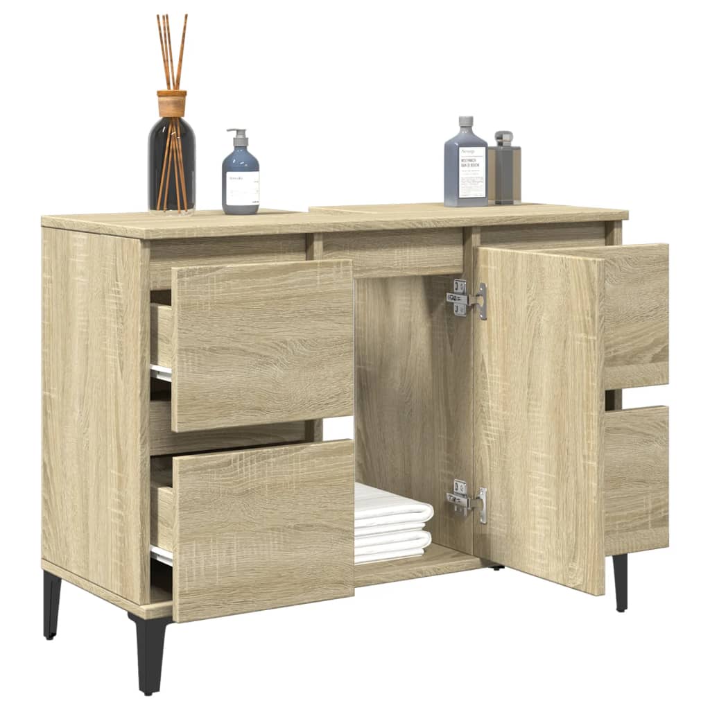 8721102808715_g_en_hd_2 vidaXL Sink Cabinet Sonoma Oak 80x33x60 cm Engineered Wood - Image 4