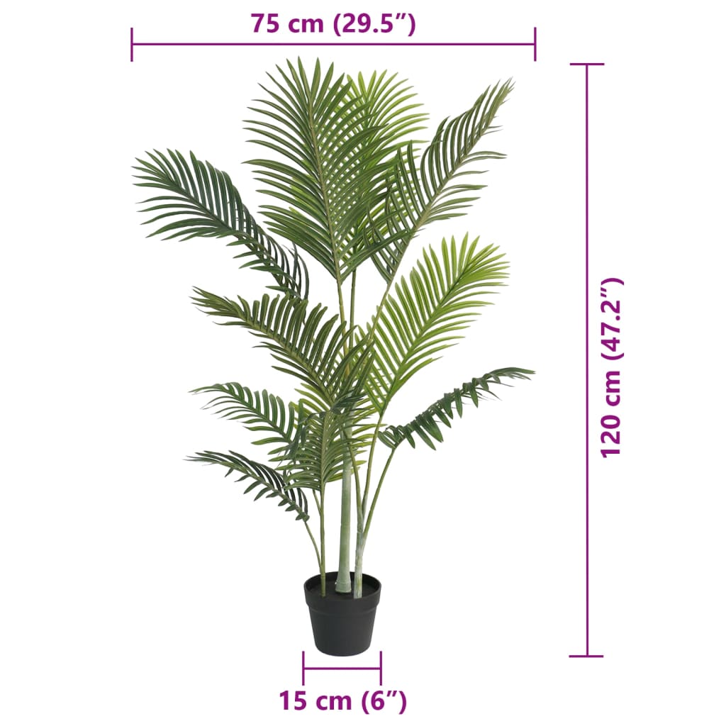 8721102812651_g_en_hd_4 vidaXL Artificial Palm Tree Green 120 cm PP - Image 5