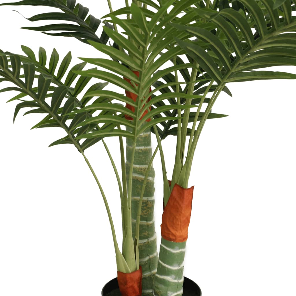 8721102812675_g_en_hd_3 vidaXL Artificial Palm Tree with 3 Trunks Green 120 cm PP - Image 4